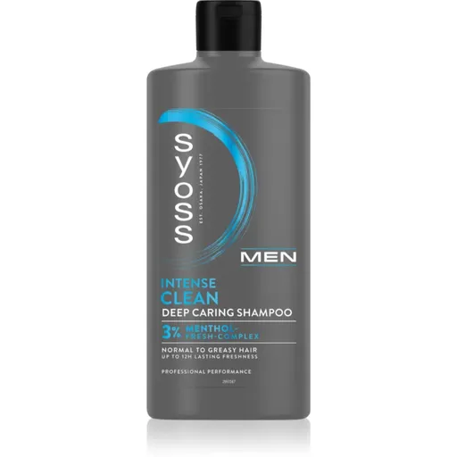 Syoss Men Intense Clean šampón pre normálne až mastné vlasy 440 ml