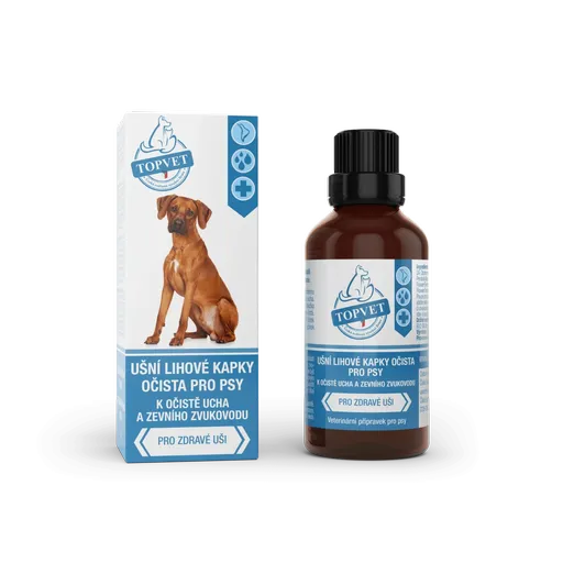 Ušné liehové kvapky - očista pre psov 50 ml - Green idea