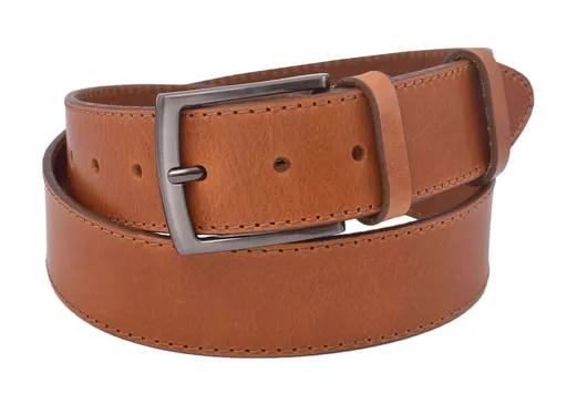 Pánsky kožený opasok 740-40-117 koňak šitý pracka Izidor