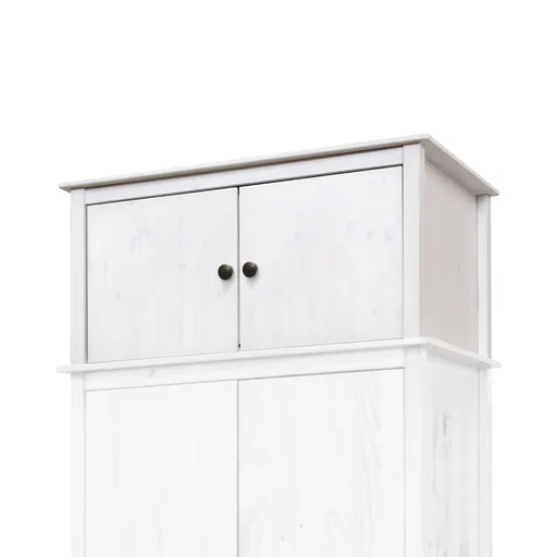 Nadstavec 2-dverový TORINO biely, kovové úchytky