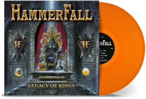Hammerfall Legacy Of Kings Coloured Orange Vinyl LP
