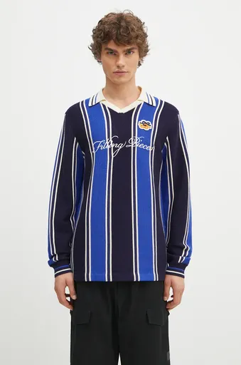 Sveter Filling Pieces Knit Football Jersey