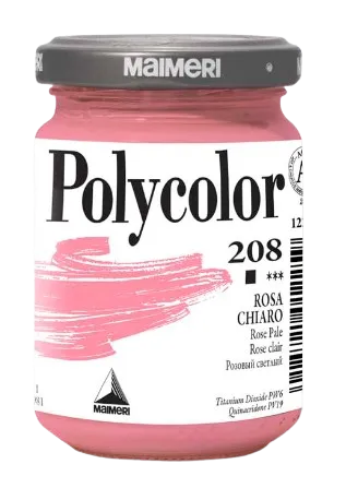 MAIMERI POLYCOLOR - Jemné vinylové farby 208 - rose pale, 140 ml