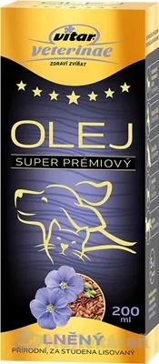 Vitar Veterinae Lněný olej 200 ml