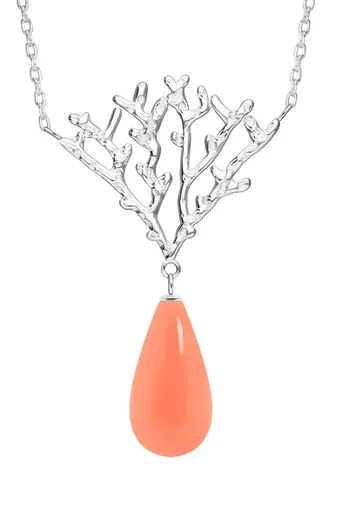 Postriebrený náhrdelník Lilou