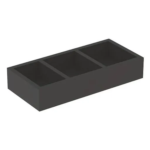 Geberit Selnova príslušenstvo přihradka do zásuvky 15x32,3x5,9 cm v dekore láva mat 500.677.00.1