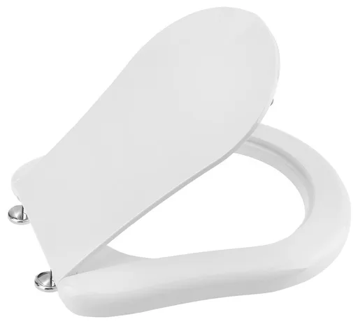 KERASAN - RETRO WC sedátko, Soft Close, biela/chróm 108901