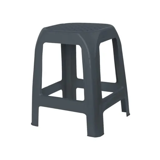 Plastová stolička DESIGN antracit, 41 x 35 x 46 cm