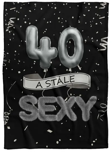 Deka Stále sexy – Čierna (vek: 40, Podšitie baránkom: NE)