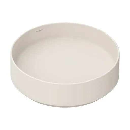 Hansgrohe Xuniva Evo S umývadlo 40x40 cm písková matná béžová mat bez otvoru pre batériu, bez prepadu 60323780