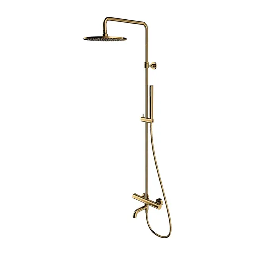 OMNIRES - Y termostatický exponovaný vaňový systém, zlatý lesk Y1234GL
