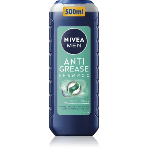 NIVEA MEN Anti Grease šampón pre mastnú vlasovú pokožku 500 ml