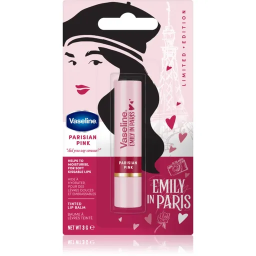 Vaseline Emily In Paris tónovací balzam na pery odtieň Parisian Pink 3 g