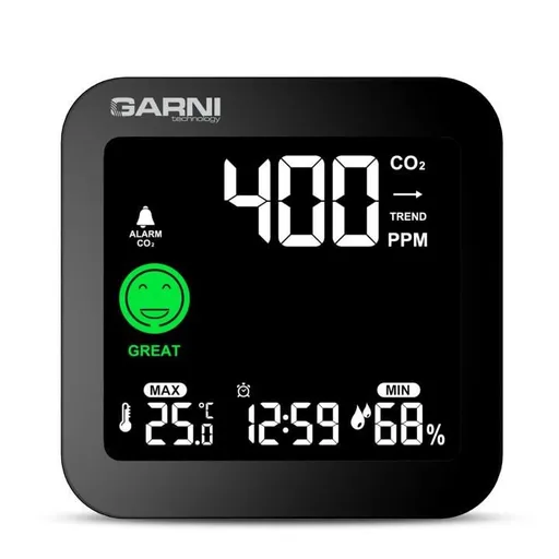 GARNI 201 OneCare - Merač CO2 (kysličníka uhličitého)