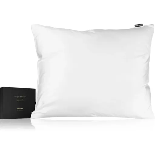 Notino Silk Collection Pillowcase hodvábna obliečka na vankúš White 50x60 cm