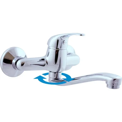 RAV SLEZÁK Sázava drezová batéria s otočným ramienkom 150 mm chróm sa501.5/26 SA501.526