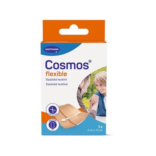 COSMOS Flexible pružná náplasť 6 × 10 cm 5 kusov