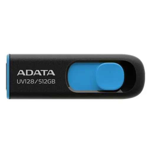ADATA Flash Disk 512GB UV128, USB 3.2, čierno-modrá