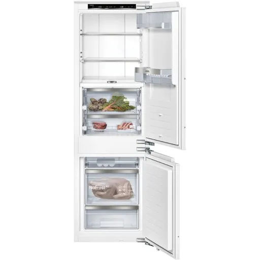 Vstavaná chladnička Siemens s mrazničkou dole 177,2 x 55,8 cm ploché pánty s jemným dovieraním KI86FPDD0