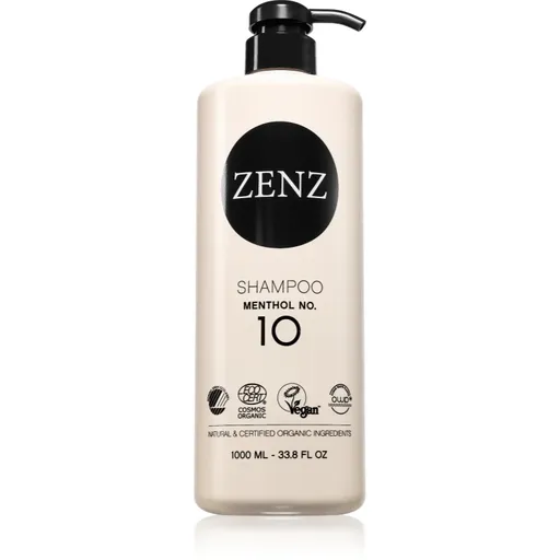 ZENZ Organic Menthol No. 10 šampón pre mastné vlasy a vlasovú pokožku 1000 ml