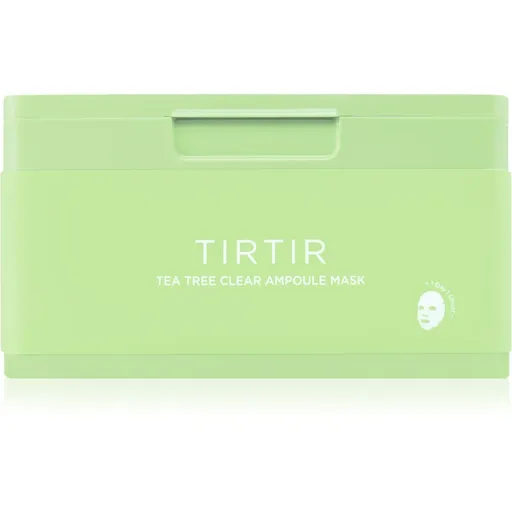 TIRTIR Ampoule Mask Tea Tree Clear upokojujúca plátienková maska pre problematickú pleť 30 ks