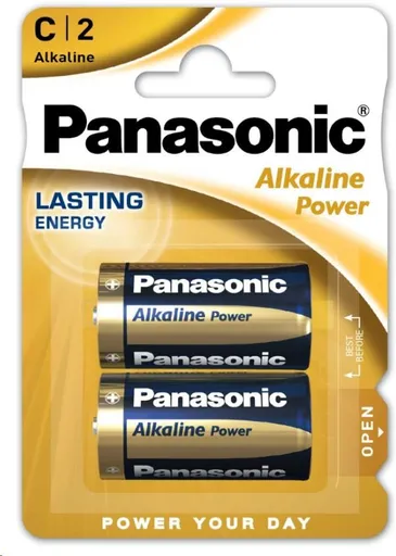 PANASONIC Alkalické batérie Alkaline Power LR14APB/2BP C 1, 5V (Blister 2ks)