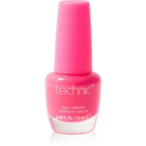 Technic Cosmetics Nail Varnish rýchloschnúci lak na nechty odtieň Flamingo 12 ml