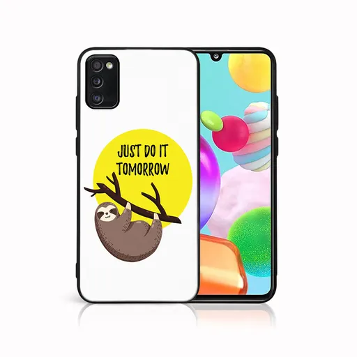 MY ART Ochranný obal pre Samsung Galaxy A41 SLOTH (188)