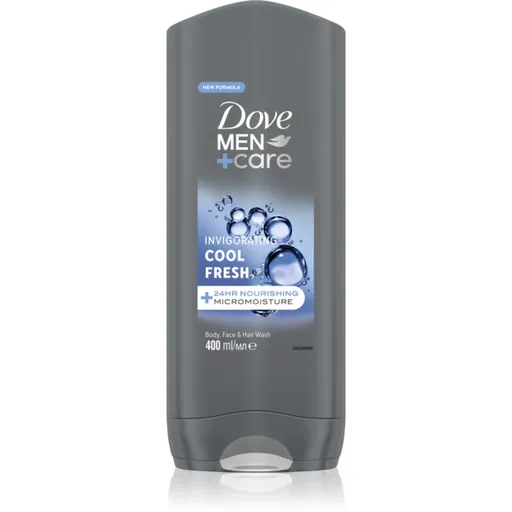 Dove Men+Care Cool Fresh sprchový gél na telo a tvár 400 ml