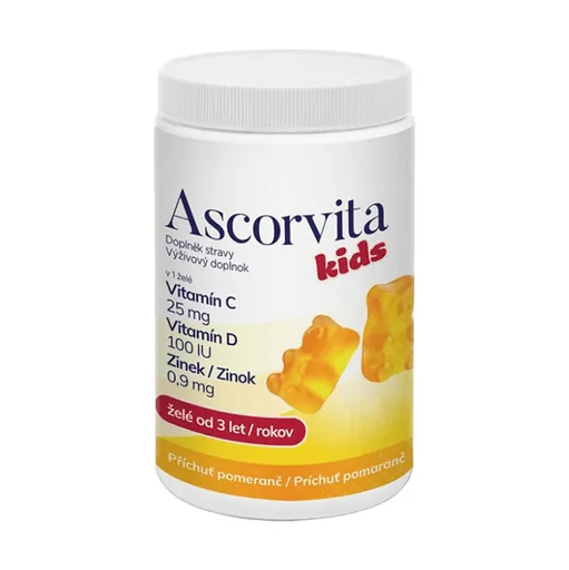 ASCORVITA Kids želé medvedíky 60 kusov