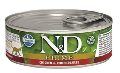 Farmina N&D cat PRIME chicken & pomegranate konzerva pre dospelé mačky 70g