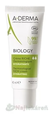 A-DERMA BIOLOGY výživný hydratačný krém 40ml