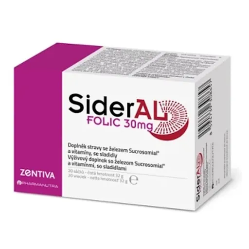 SIDERAL Folic 30 mg 20 sáčkov