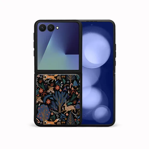 MY ART Kryt s vianočným dizajnom Samsung Galaxy Z Flip7 5G WINTER (071)