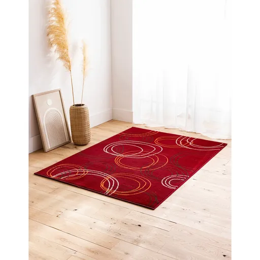 Koberec so vzorom kruhov