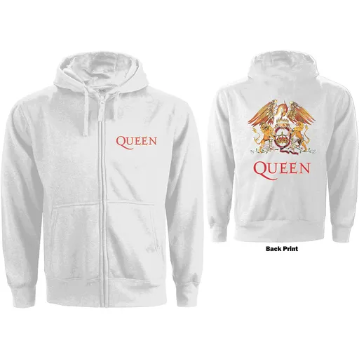 Queen mikina Classic Crest Biela S