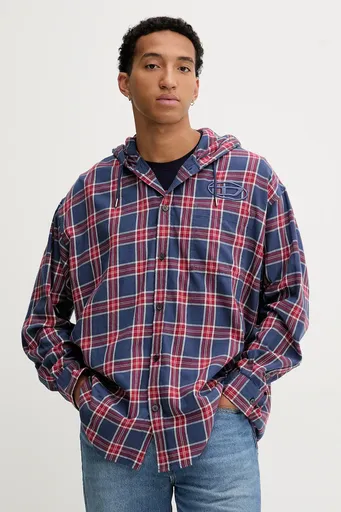 Bavlnená košeľa Diesel S-DEWNY-HOOD-AJFI