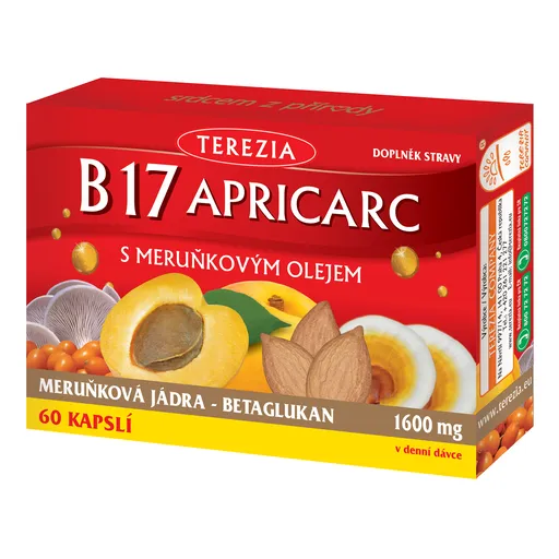 Terezia B17 apricarc s marhuľovým olejom 50+10 kapsúl