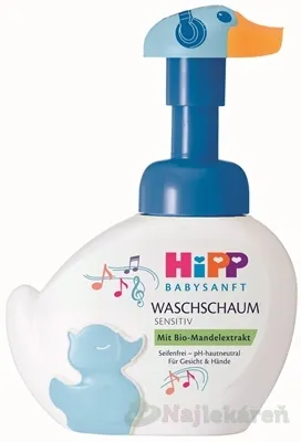 HiPP Babysanft Pena na umývanie Kačica pirát 250 ml