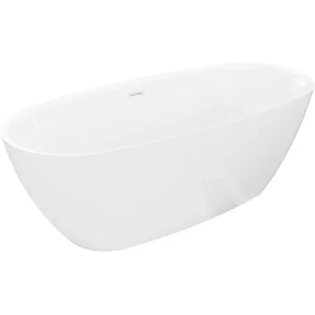 MEXEN - Luvo Slim voľne stojaca vaňa 170 x 75, biela, bez krytky prepadu a zátky 52801707500-SS