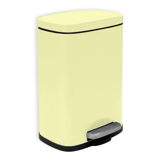 Spirella Spirella pedálový odpadkový kôš akira matná žltá oceľ 5 l 10.19839