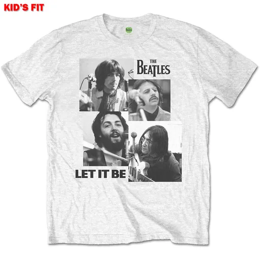 The Beatles tričko The Beatles tričko Let It Be Kids White Biela 1 - 2 roky
