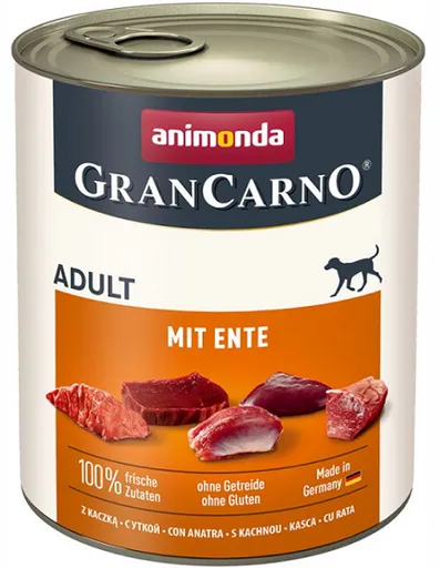 Animonda GRANCARNO® dog adult kačka konzervy pre psy 6x400g
