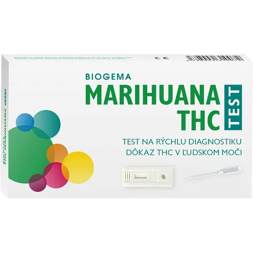 THC MARIHUANA TEST na stanovenie drogy v moči 1x 1 ks