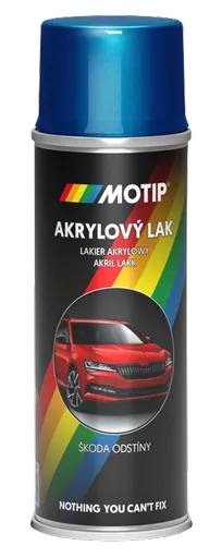 AUTOSPREJ ŠKODA - Metalíza na auto v spreji AC9462 - modrá storm 0,2 L