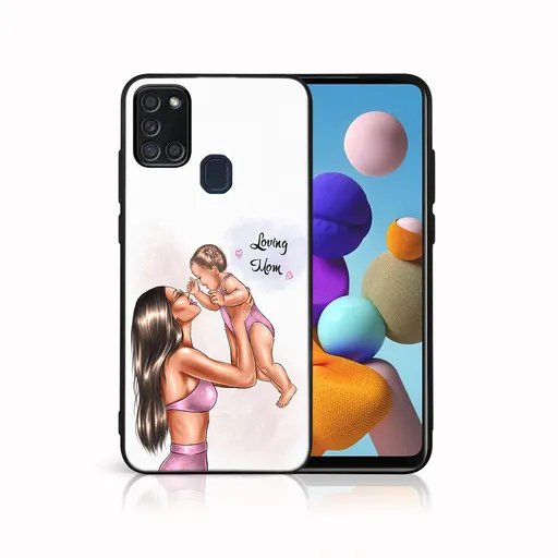 MY ART Ochranný obal pre Samsung Galaxy A21s LOVING MOM (115)