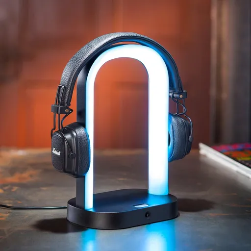 Weltbild Stojan na sluchátka s RGB osvětlením