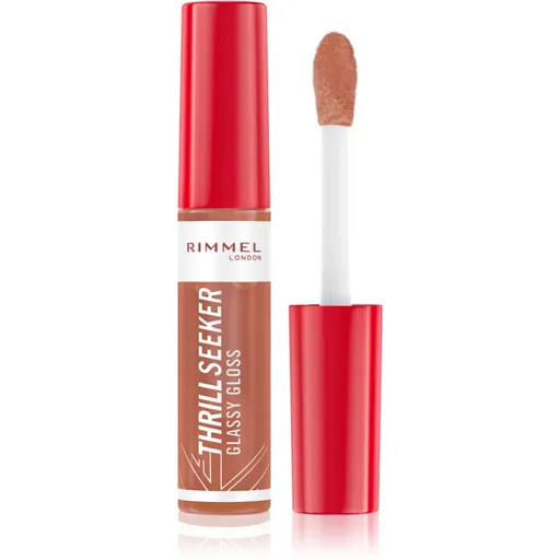 Rimmel Thrill Seeker Glassy Gloss lesk na pery pre väčší objem odtieň 650 Sweet Frosting 10 ml