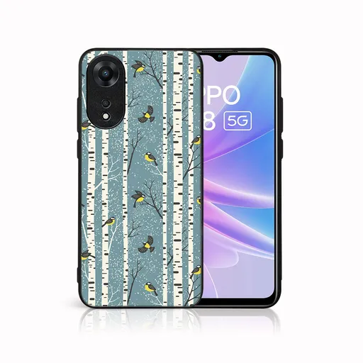 MY ART Kryt s vianočným dizajnom Oppo A78 5G BIRCH (072)