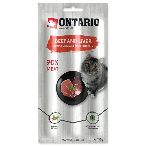 ONTARIO Stick for cats Beef & Liver 15 g